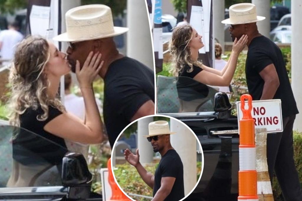 Jamie Foxx And Girlfriend Alyce Huckstepp Kiss While Shopping Urban