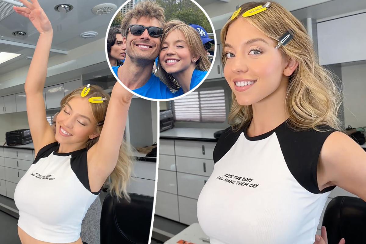 Sydney Sweeney Pokes Fun At Glen Powell Cheating Rumors With ‘kiss The Boys Tee Urban News Now 1825