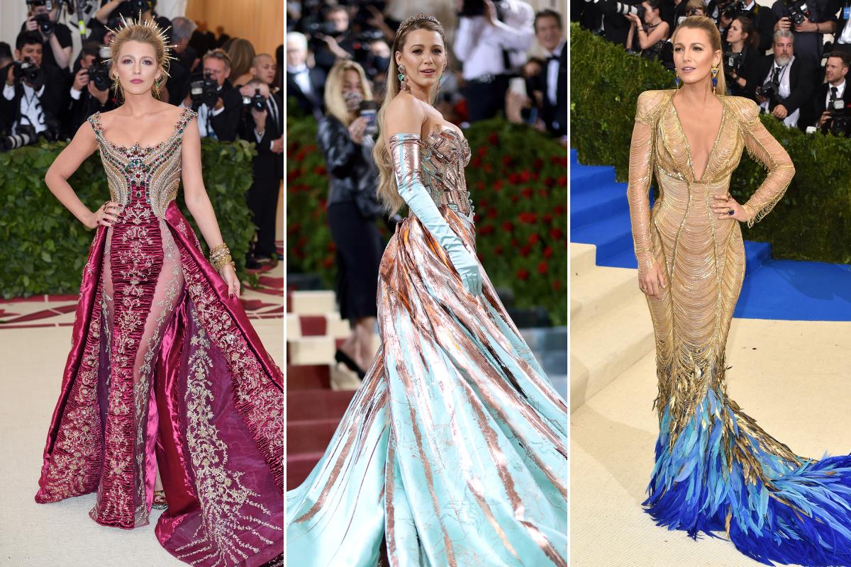 A history of Blake Lively at the Met Gala Her looks through the years