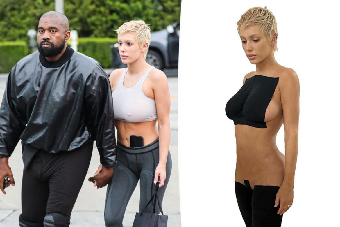Kanye West’s ‘wife’ Bianca Censori wears only body tape in nearlynaked