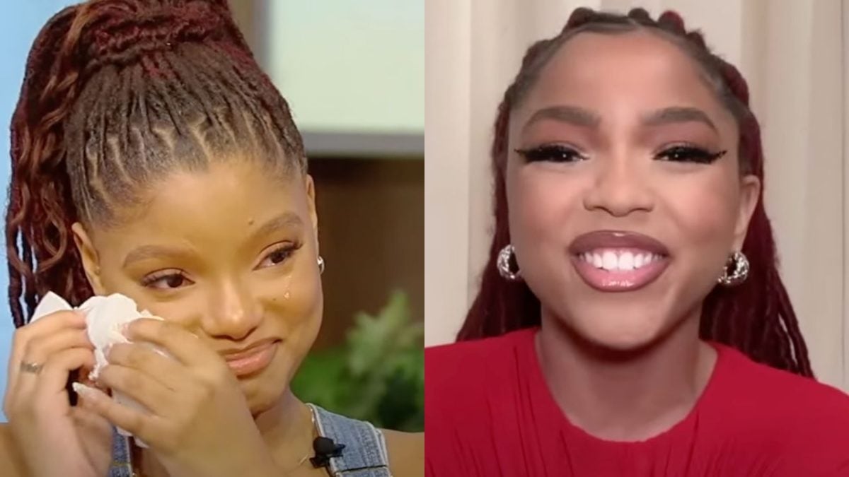 Halle Bailey Tears Up Over Sister Chloes Sweet Message About ‘little Mermaid Movie Urban 