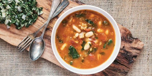 Slow-Cooker Farro Soup