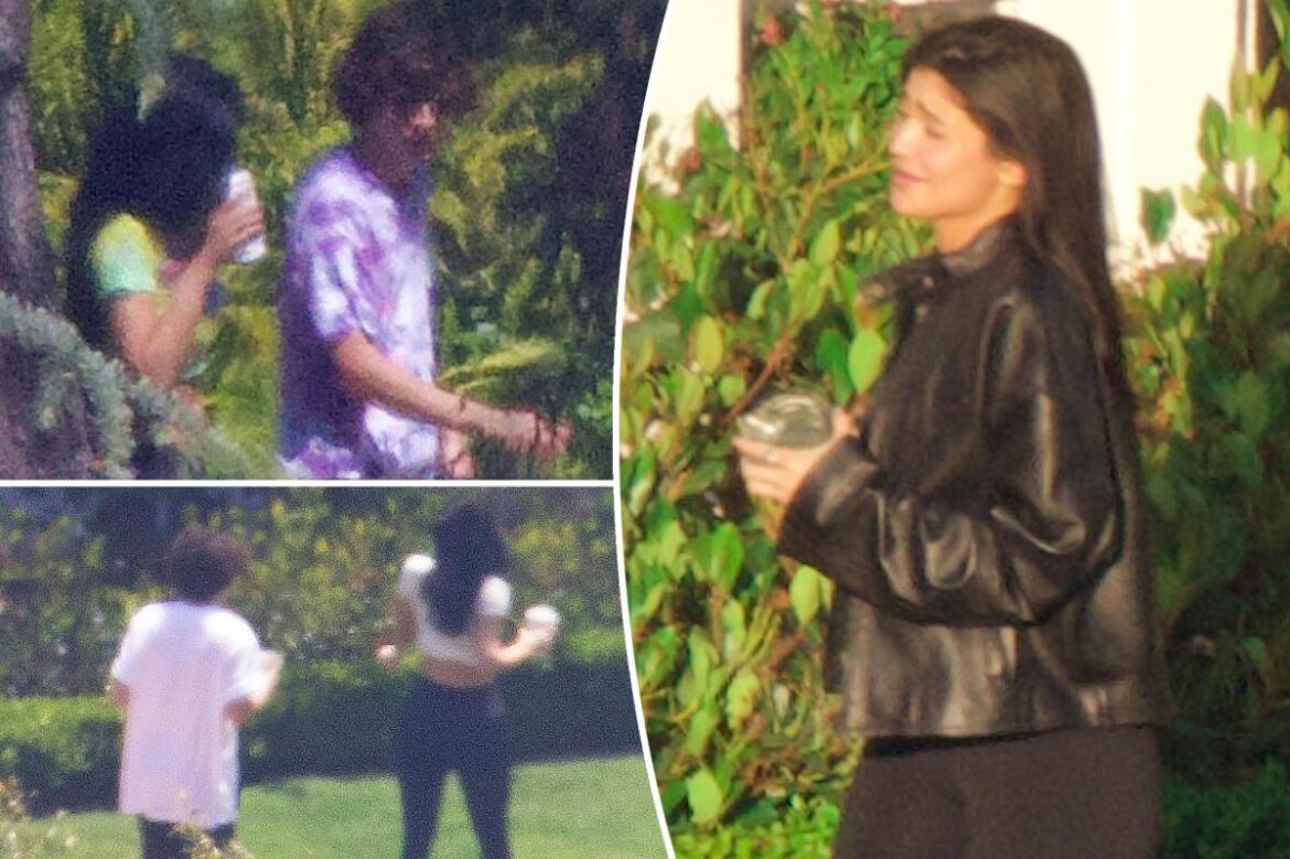 Kylie Jenner, TimothÃ©e Chalamet seen together for first time — with their famous sisters