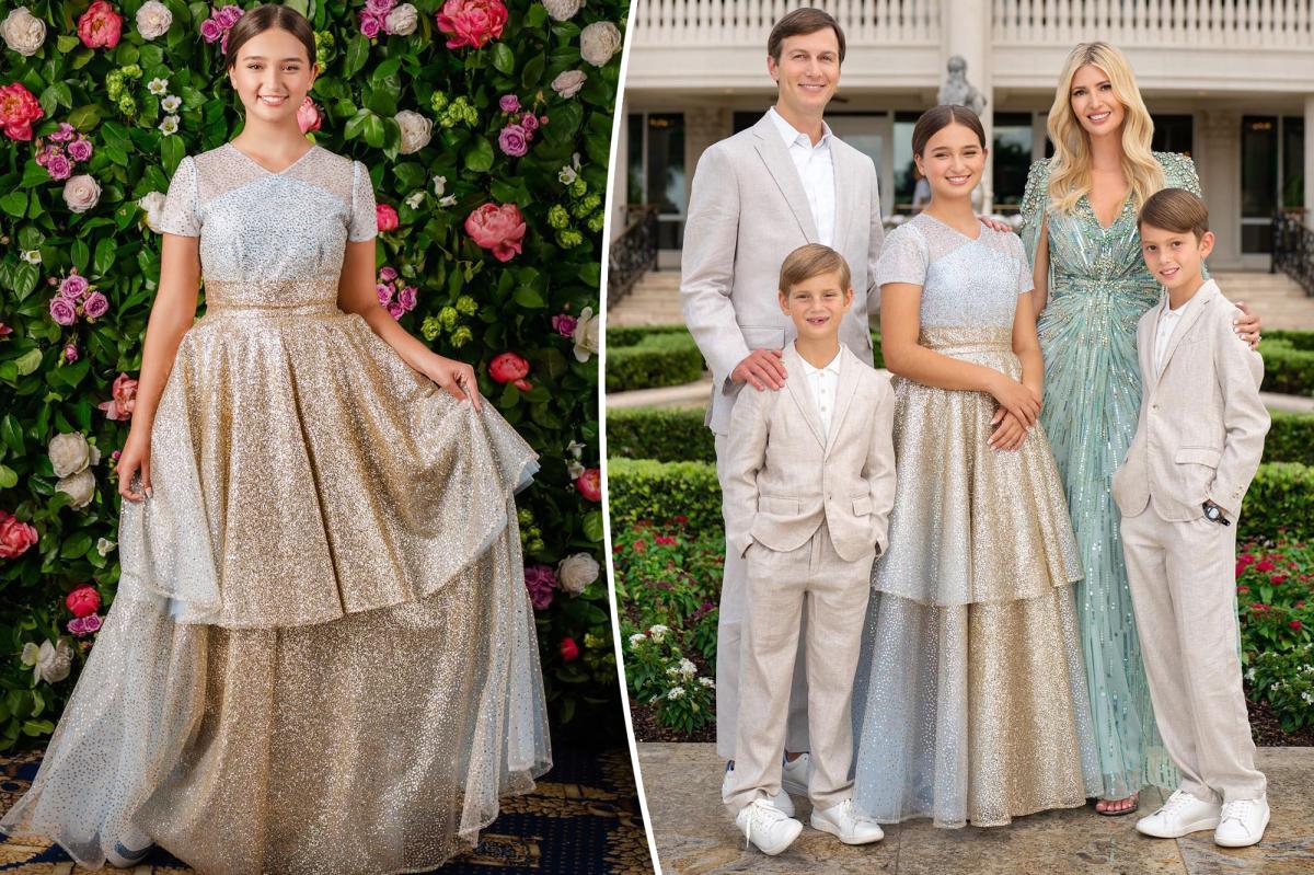 Donald Trump’s granddaughter Arabella Kushner wears ‘stunning’ custom