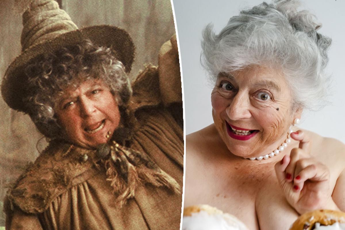 ‘harry Potter Star Miriam Margolyes 82 Poses Nude For British Vogue