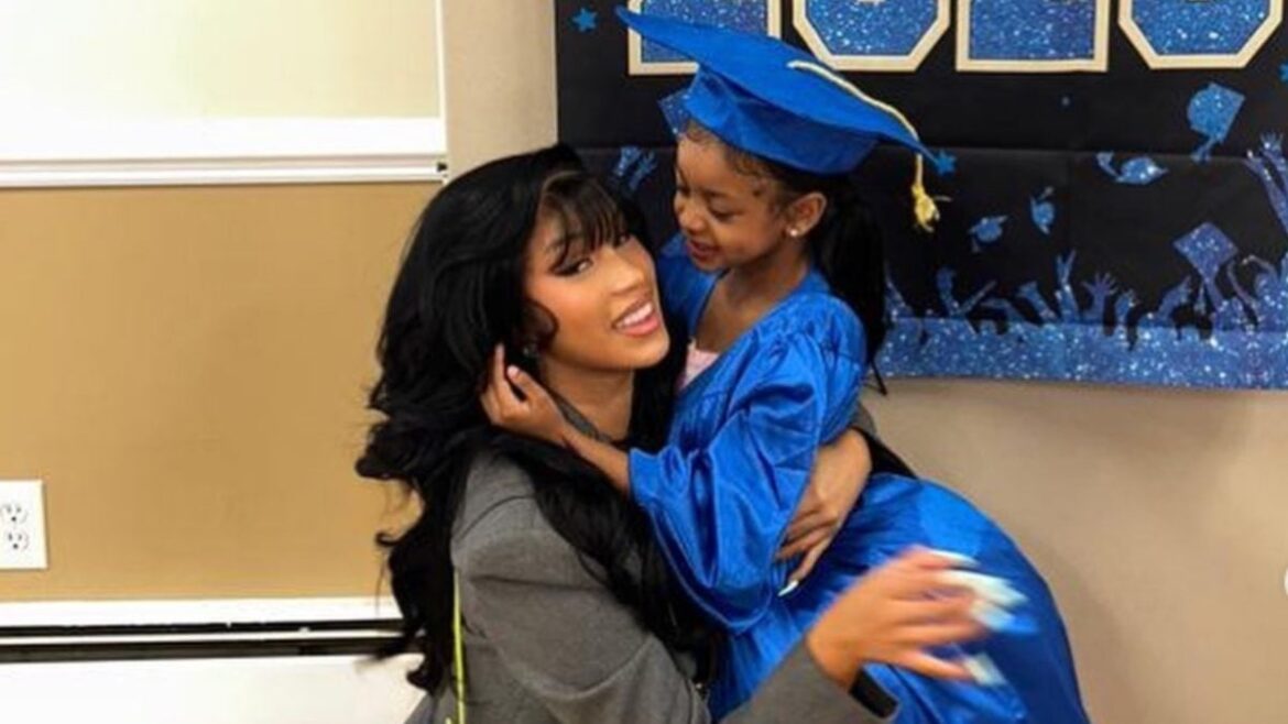 Cardi B Celebrates Daughter Kultures Pre K Graduation Urban News Now 