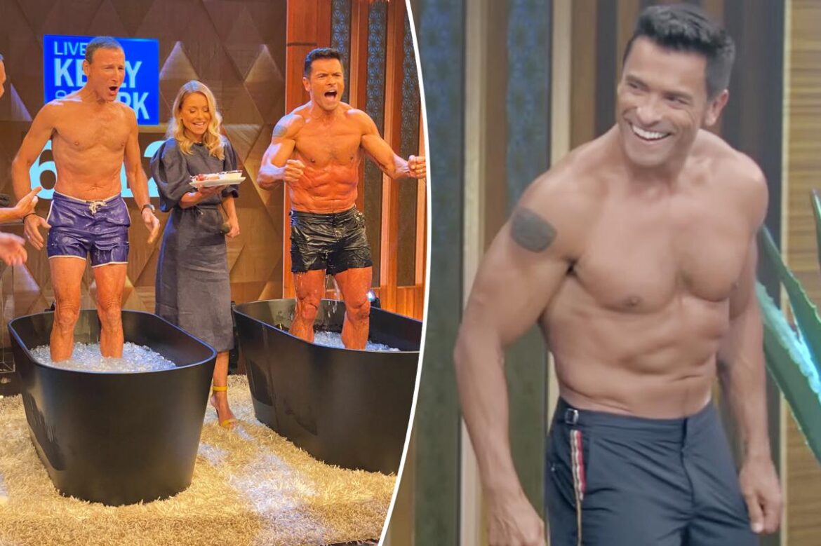 Mark Consuelos Shows Off Six Pack Abs In Sexy ‘live With Kelly And Mark Segment Urban News Now