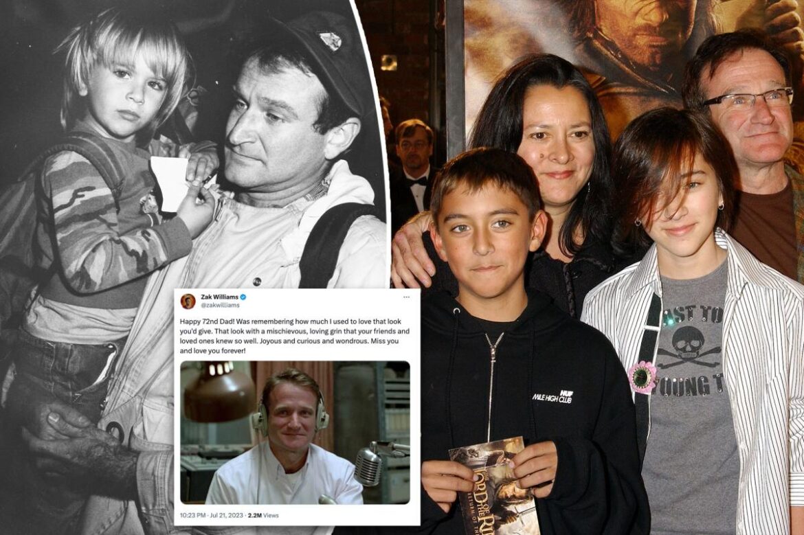 Robin Williams’ kids honor late actor on what would’ve been his 72nd ...