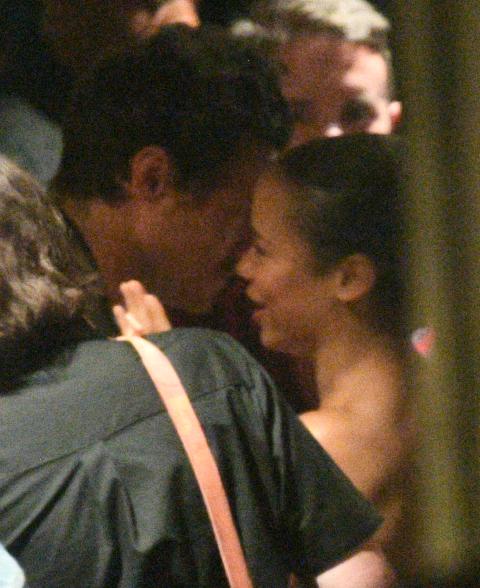 taylor russell and harry styles talking closely