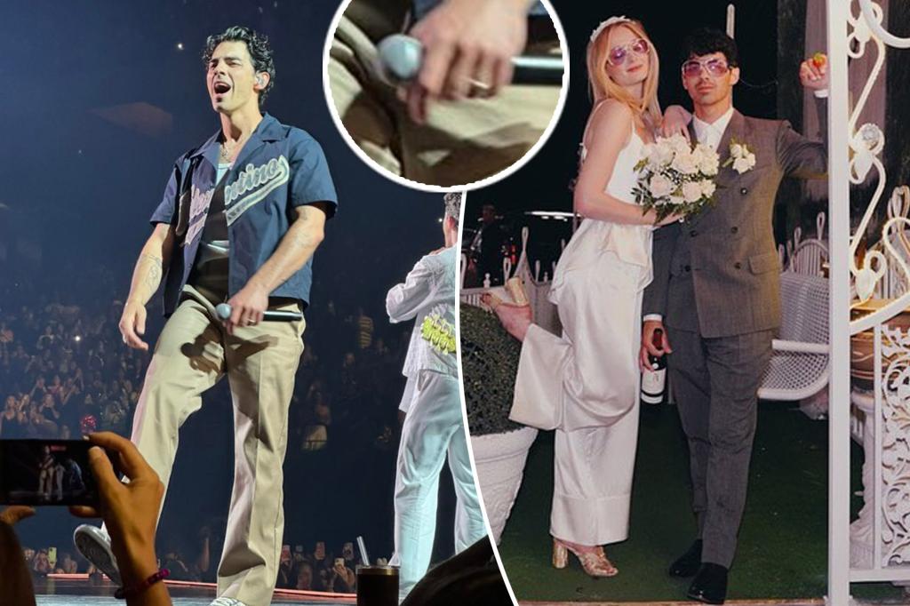 Joe Jonas Wears Wedding Ring After News Broke That He, Sophie Turner ...