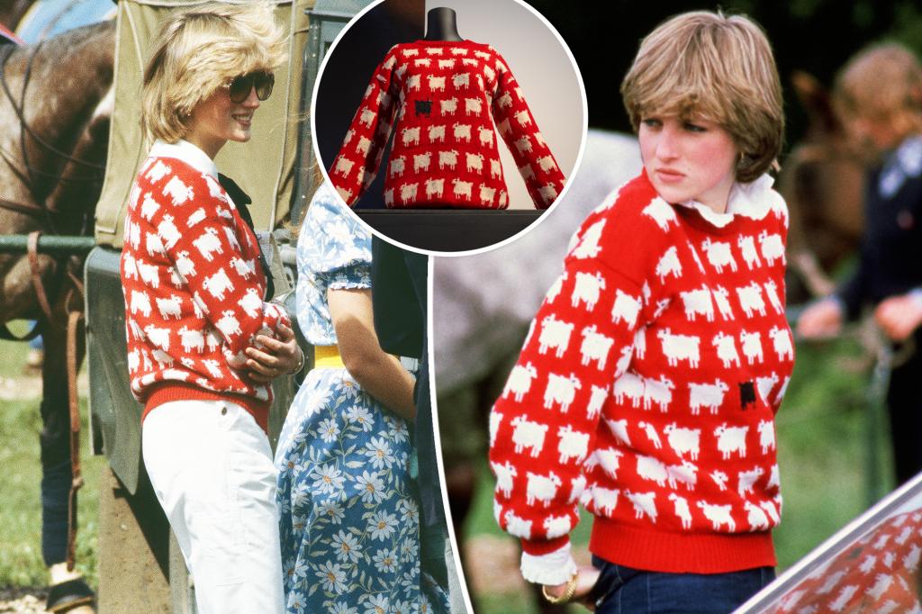 Princess Diana's sheep sweater sells for record-breaking $1.1M at ...