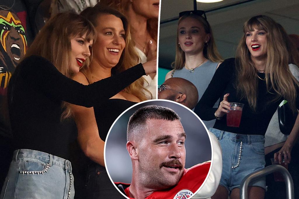 Taylor Swift Cheers For Travis Kelce At Chiefs Vs Jets Game With Sophie ...