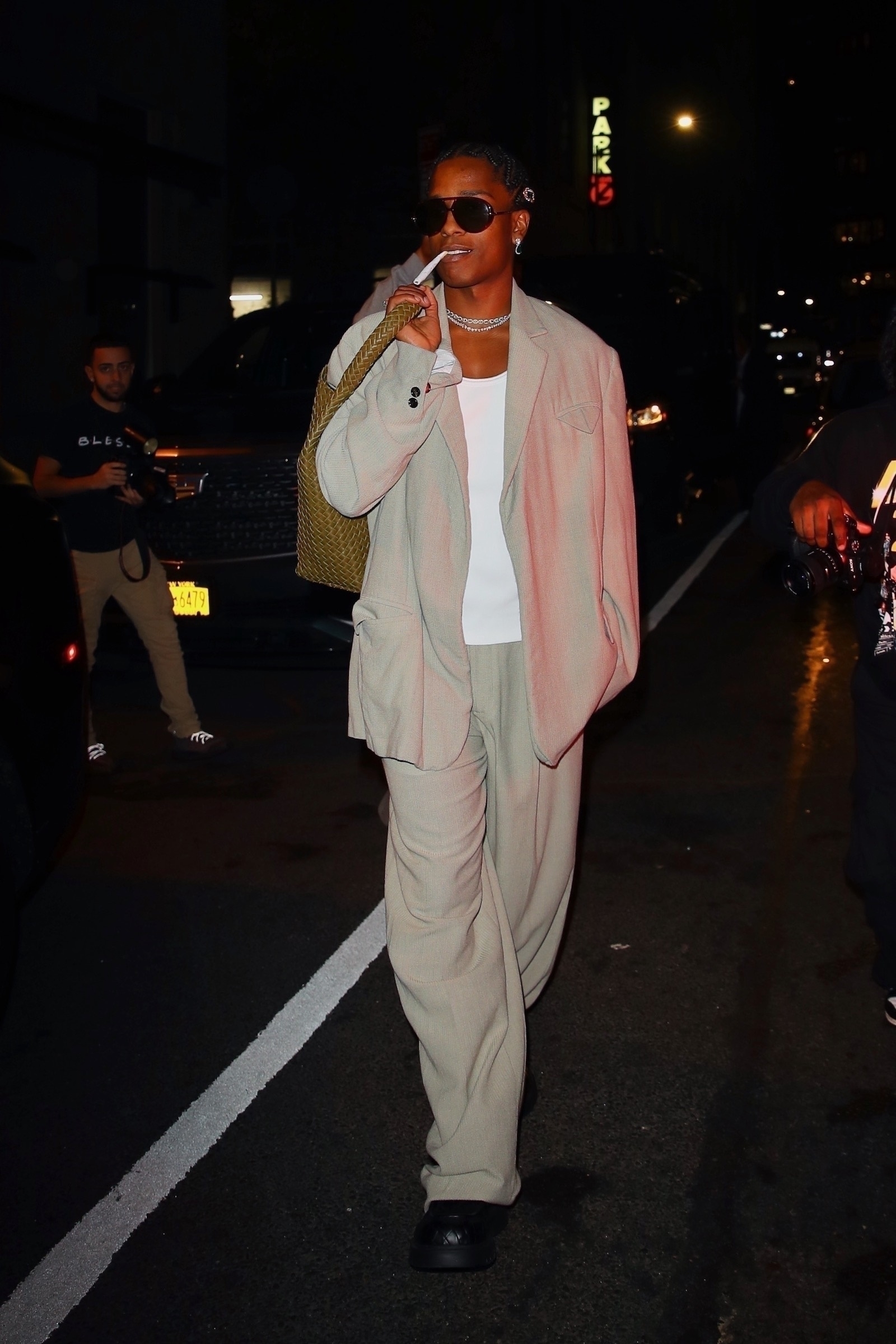 asap rocky bottega outfit