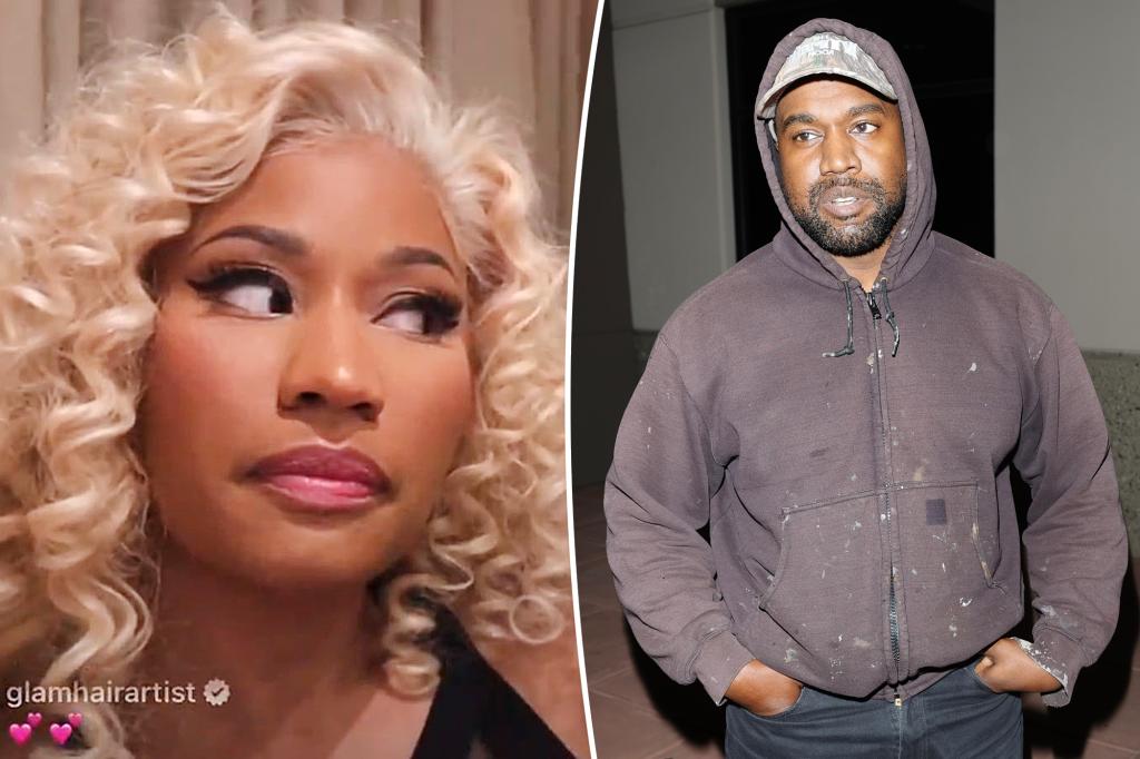 Nicki Minaj Bars Kanye West From Releasing New Body Collab Urban News Now 