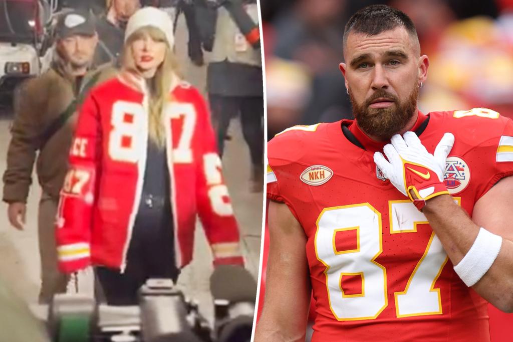 Taylor Swift arrives at Travis Kelce's Chiefs vs. Dolphins game | Urban ...