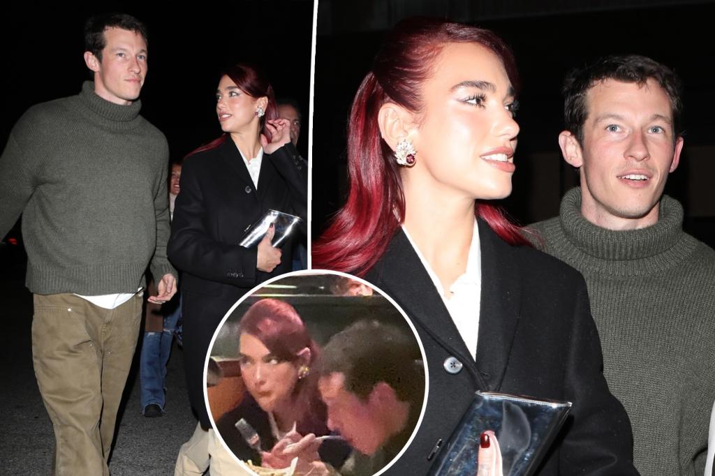 New couple Dua Lipa and Callum Turner step out together for the first