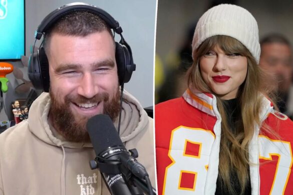 Taylor Swift supports Travis and Jason Kelce's 'New Heights' podcast ...