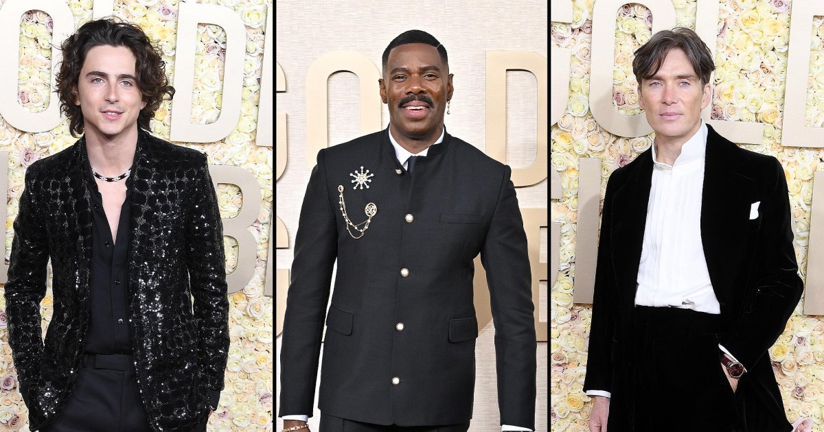 The Best Dressed Men at the 2024 Golden Globes: Timothee Chalamet ...