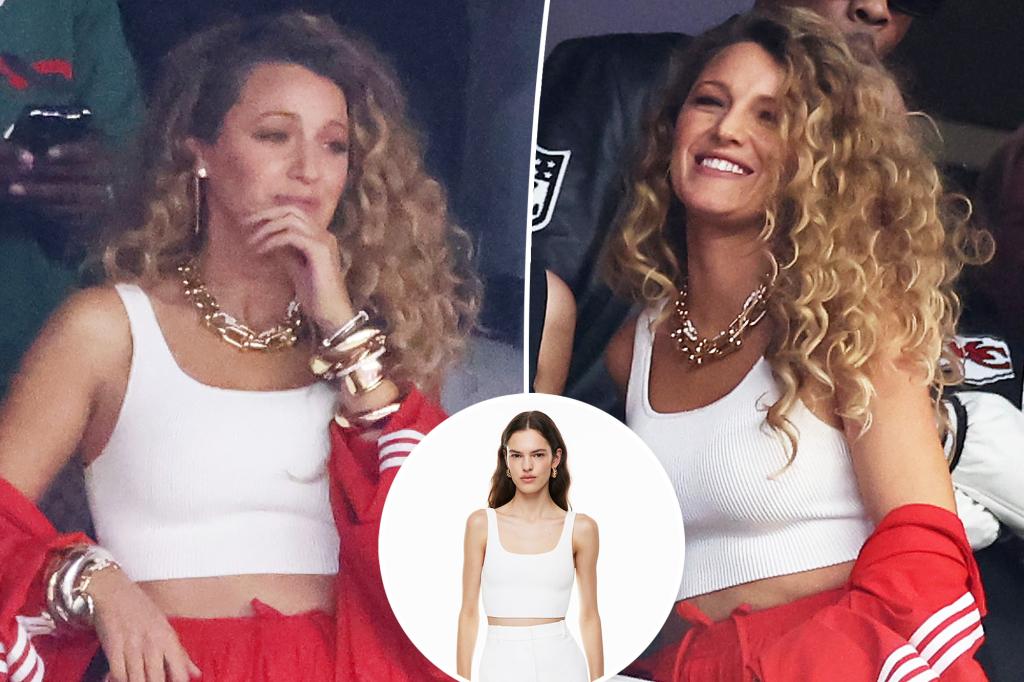 Blake Lively wore this Aritzia tank top to the 2024 Super Bowl Urban News Now