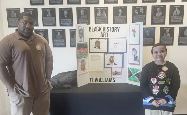 Josh Williams with his son, JT Williams