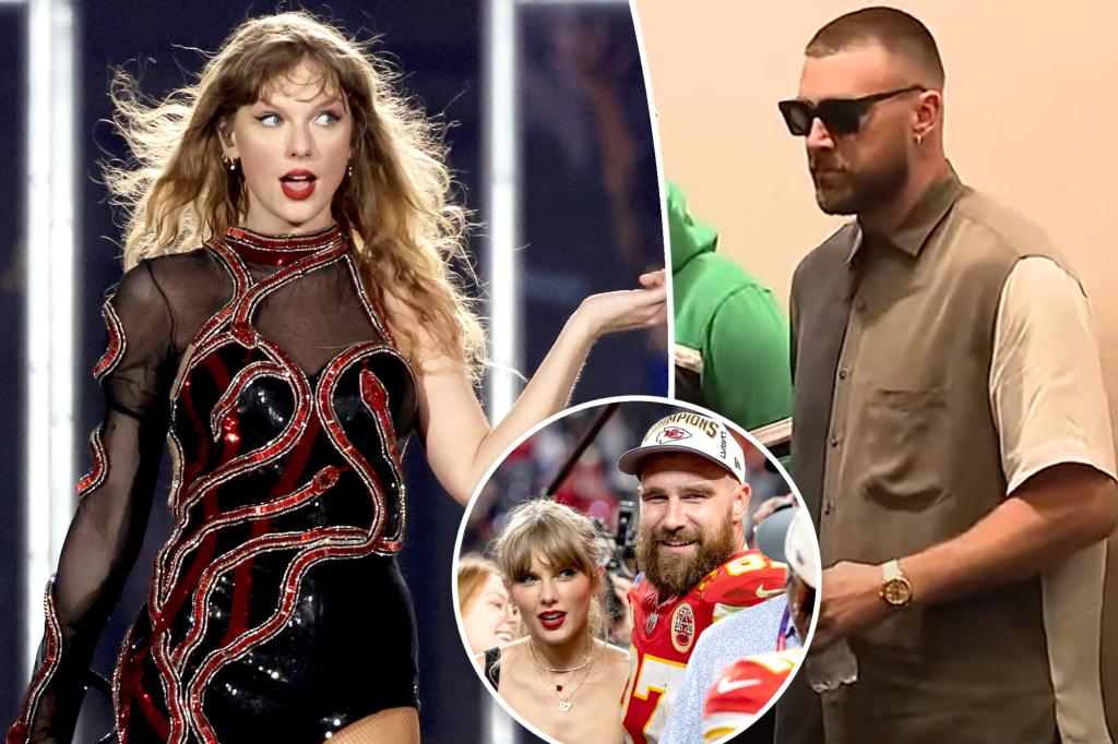 Taylor Swift fans think Travis Kelce’s shirt is a ‘Tortured Poets ...