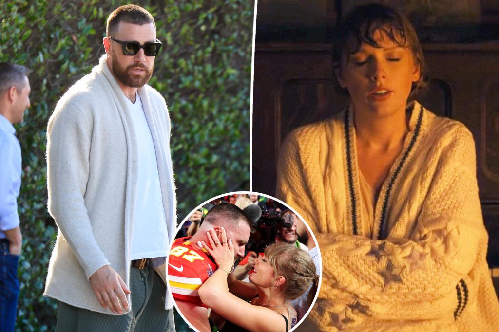 Travis Kelce’s Taylor Swift-coded Cardigan Sends Fans Into A Frenzy ...