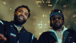 Joyner Lucas & Conway The Machine Mob Out In Times Square For New 'Sticks & Stones' Video