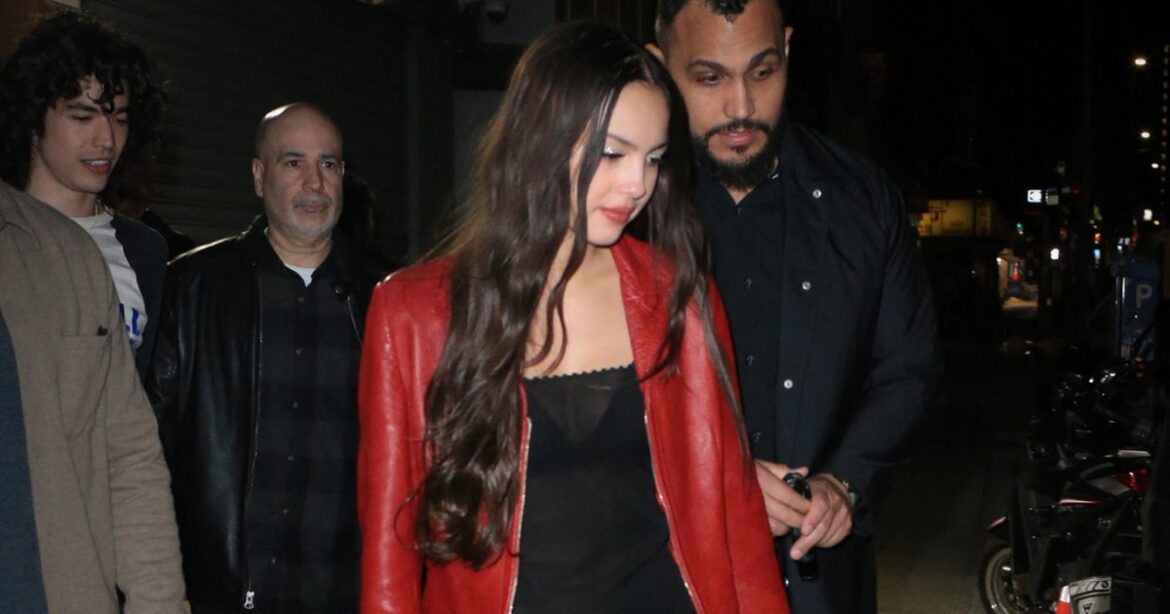 Get Olivia Rodrigo’s Red Leather Jacket Look for Under $50 on Prime ...