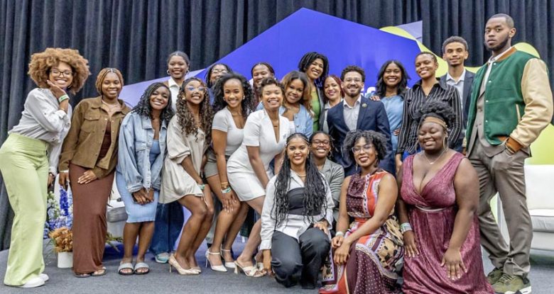 Nikole Hannah-Jones and the journalism students who launched “1619: The College Edition” podcast. Photo: Latrel Caton