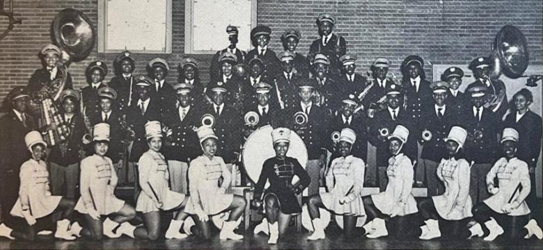 Stephens-Lee Marching Band, 1954.