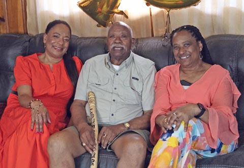 Wardell Cunningham and daughters