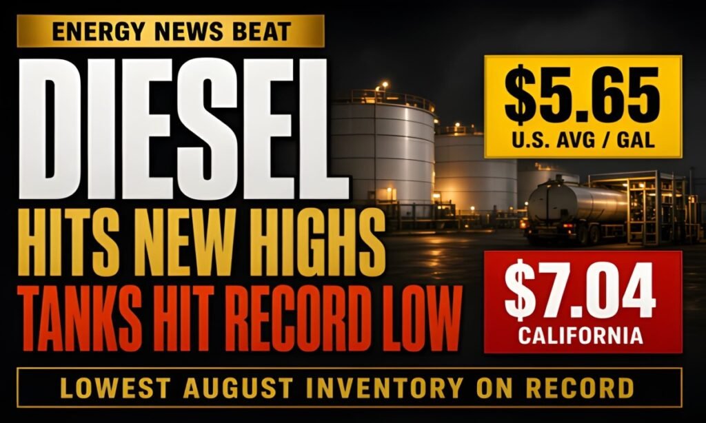 Diesel Price Record High